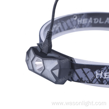 New Arrival Multiple Led Source 7 Modes Mini Super Light Weight Running Headlamp Rechargeable Usb Recharge Head Lamp